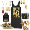 How to Rock Your Birthday Shirt: Birthday Gold Edition